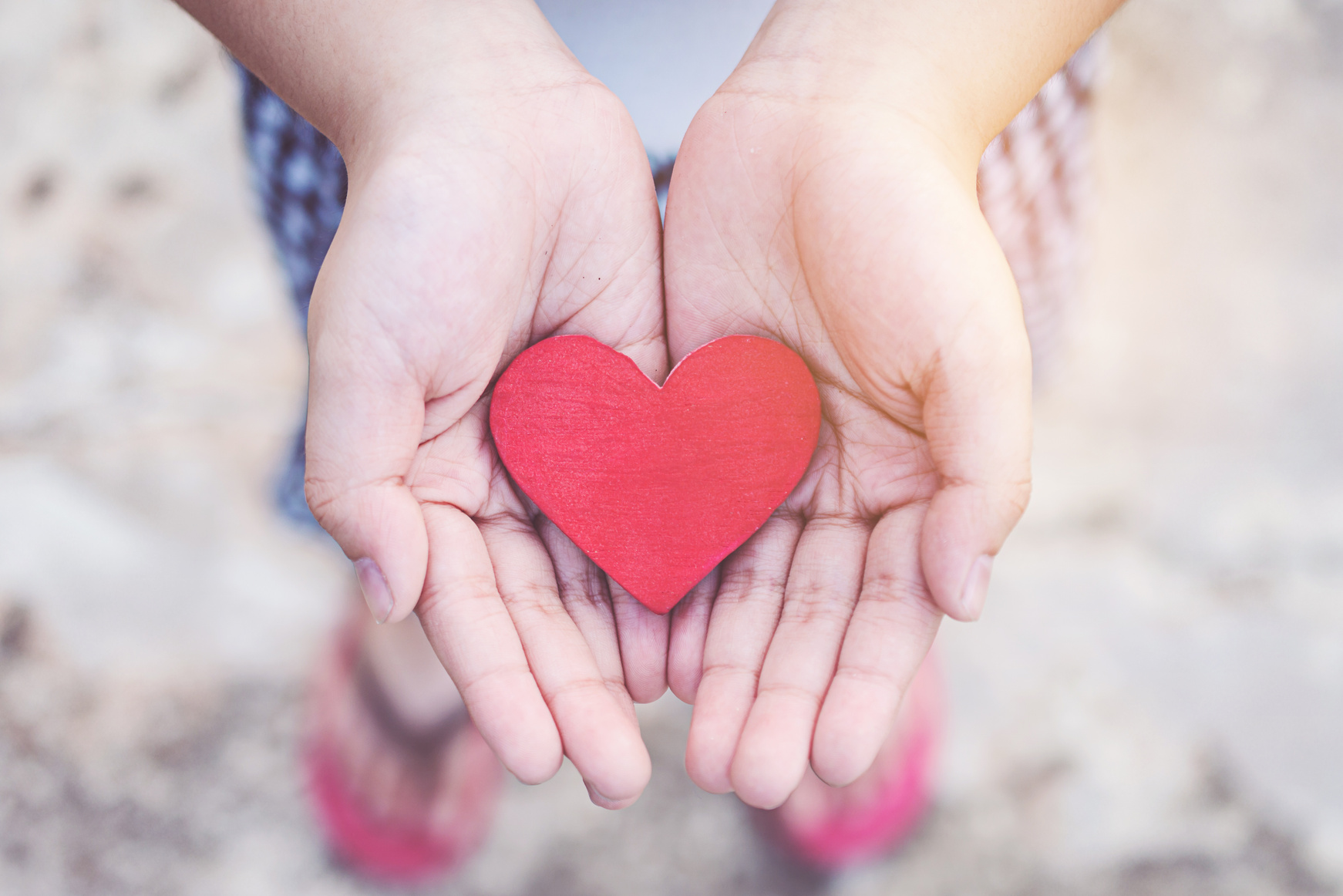 Hands Holding Heart